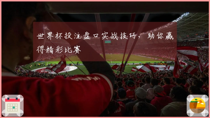 世界杯投注盘口实战技巧，助你赢得精彩比赛